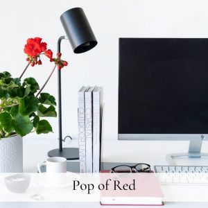 A Pop of Red